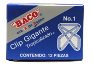 CLIP BACO GIGANTE 1 ZINCADO C/12