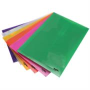 Sobre Barrilito Plástico con Hilo Media Carta Colores Surtidos Paq C/12 Pzas
