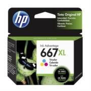 Tinta HP Original Advantage 667XL Alto Rendimiento Tricolor