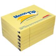 Notas Adhesivas Janel Memo Tip 3X4' Color Amarillo C/6 Blocks de 100 Hojas C/U