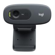 Cámara Web Logitech C270 HD 720p Plug-Play Micrófono Integrado Color Negro