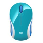 Mouse Logitech M187 Mini Inalámbrico 1000 dpi Color Verde Azulado