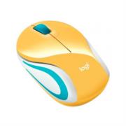 Mouse Logitech M187 Mini Inalámbrico 1000 dpi Color Amarillo