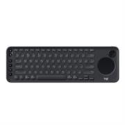 Teclado Logitech K600 TV Inalámbrico Touchpad Color Negro