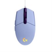 Mouse Logitech G203 LIGHTSYNC Gaming 8000 dpi 6 Botones Color Lila