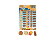 GOMA MAE EN FIGURA DE ALIMENTOS BLISTER 35 PIEZAS