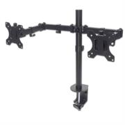 Soporte Manhattan Universal para 2 Monitores 13' a 32' Brazos Doble Articulación Color Negro