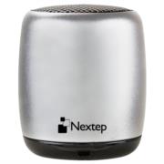 Mini Bocina Nextep Bluetooth Manos Libres con Botón para Selfies Color Plata