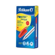 BOLIGRAFO PELIKAN POINTEC ROJO 0.7 MM C/12