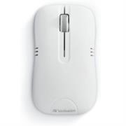 Mouse Verbatim Serie Commuter Óptico Inalámbrico P/Notebooks Color Blanco Mate