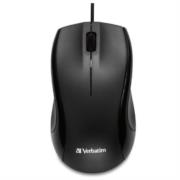 Mouse Verbatim Wired USB 1000 ppi Color Negro