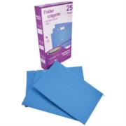 Folder Acco Colgante Oficio Color Azul c/25 Piezas
