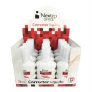 Corrector Líquido Nextep Botella 20ml C/12 Pzas