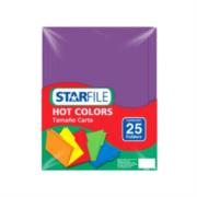 Folder StarFile Hot Colors Carta Color Morado C/25 Pzas