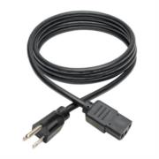 Cable Alimentación Tripp Lite CA NEMA 5-15P a C13 10A 125V 18AWG 1.83m Color Negro