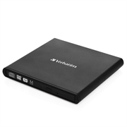 Grabadora Verbatim CD/DVD Externa SlimLine Color Negro