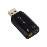 ADAPTADOR VORAGO ADP-201 USB- AUDIO 3.5MM 5.1 MICROFONO