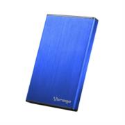 Enclosure Gabinete Vorago HDD-102 para SSD/HDD 2.5' SATA USB 2.0 Color Azul