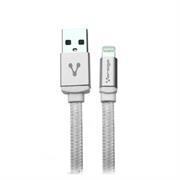 CABLE VORAGO CAB-119 BLANCO USB-APPLE LIGHTNING 1 METRO BLAN