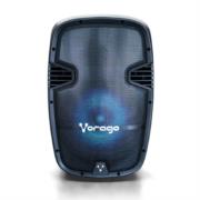 Bocina Vorago Karaoke KSP-500 Bafle 15' Bluetooth TWS 2 Micrófonos Color Negro