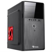 Gabinete Stylos Micro ATX Fuente de Poder 500W Color Negro