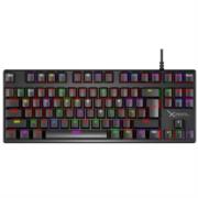 Teclado Mecánico Stylos Xzeal XZ1020 Gamer LED UBS 88 Teclas Color Negro