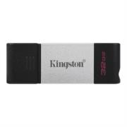 Memoria USB Kingston DataTraveler 80 32GB USB-C 3.2 Gen 1 Color Plata-Negro