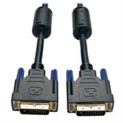 Cable Tripp Lite DVI Doble Enlace para Monitor TMDS Digital DVI (DVI-D M/M) 2m Color Negro