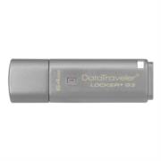 Memoria USB Kingston DataTraveler Locker+ G3 Encriptación 64 GB Color Gris