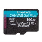 Tarjeta MicroSD Kingston Canvas Go Plus 64 GB 170R A2 U3 V30