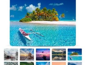 MOUSEPAD PAISAJES, PAQUETE CON 10 PIEZAS