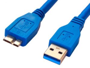 CABLE USB V3.0 TIPO "A" - MICRO "B"