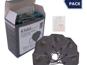 Cubrebocas KN95 Gris
