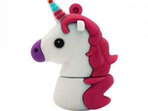 MEMORIA FLASH USB 32GB, UNICORNIO ROSA