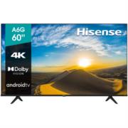 Televisor Hisense A6G 60' Smart TV LED 4K Resolución 3840x2160 Android HDMI/USB/Wi-Fi