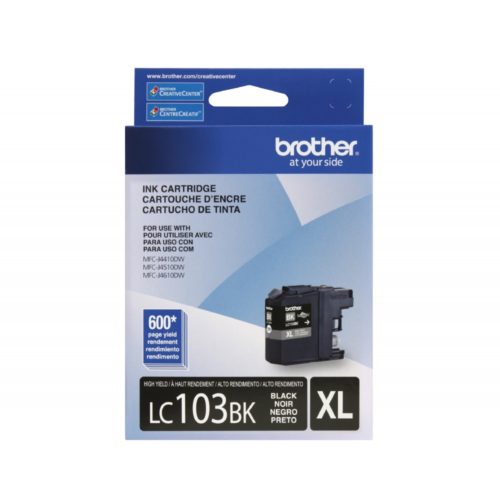 Cartucho Brother LC103BK Negro, 600 Páginas RENDIMIENTO 600 PGS