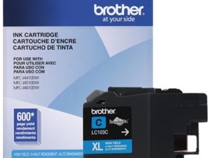 Cartucho Brother LC103C Cyan, 600 Páginas RENDIMIENTO 600 PGS