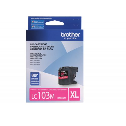 Cartucho Brother LC103M Magenta, 600 Páginas RENDIMIENTO 600 PGS