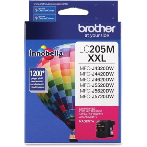 Cartucho Brother LC-205M Magenta, 1200 Páginas RENDIMIENTO 1200 PGS