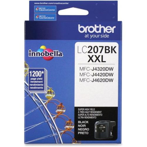 Cartucho Brother LC-207BK Negro, 1200 Páginas 1200 PGS