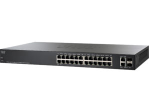 Switch Cisco Small Business SF220-24P - 24 Puertos - Fast Ethernet - PoE - 2 SFP - Gestionado SMART PLUS SWITCH