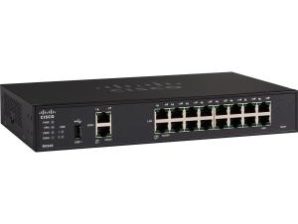 Router Cisco RV345 VPN, 2 Puertos WAN Gigabit Ethernet para Balanceo de cargas y 16 puertos LAN Gigabit Ethernet, 2 puertos USB para 3G/4G, el Smartnet se adquiere por separado ABIT VPN 16-PORT GBE
