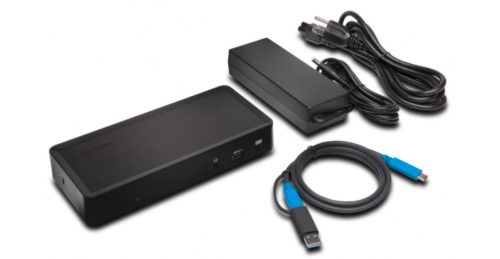 Kensington Docking Station K38240NA USB-C, 5x USB 3.0, 1x USB-C, 1x HDMI, 1x RJ-45, Negro UNIVERSALDUAL 2K DP HDMI WIN/MAC