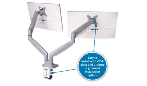 Kensington K55471WW - Brazo para Monitor (un Toque), Altura Ajustable PARA MONITOR HASTA 32 KENSINGTON