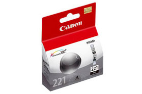 Tinta Canon CLI-221BK - Negro RENDIMIENTO DE 210 PAGS
