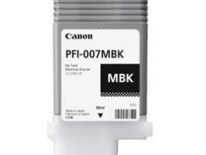 Canon Tanque De Tinta PFI-007MBK NEGRO Mate DE 90ML Para IPF 670e PIGMENT MATTE BLACK INK TANK 90ML