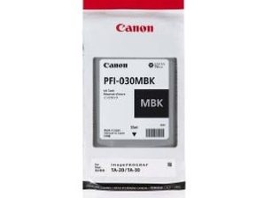 Tinta Canon PFI-030 MBK Negro mate Original Inyección de tinta BLACK INK CARTRIDGE 55ML