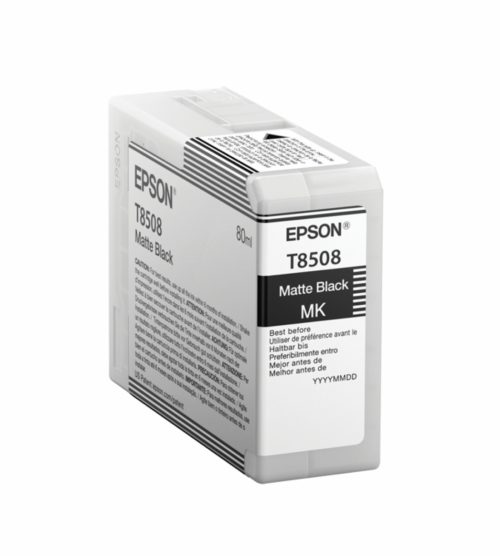 Cartucho Epson UltraChrome HD Negro Mate 80ml SC-P800 .