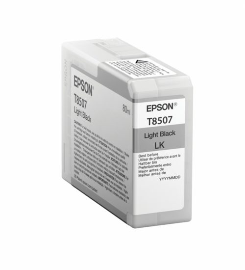 Cartucho Epson UltraChrome HD Negro Claro 80ml, 400 Páginas ML