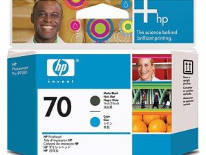 Cabezal HP 70 Negro Mate/Cyan TINTA AMPLIO FORMATO C9404A